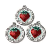 304 Stainless Steel Enamel Pendants