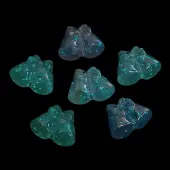 Luminous UV Plating Rainbow Iridescent Acrylic Beads