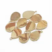Natural Picture Jasper Pendants
