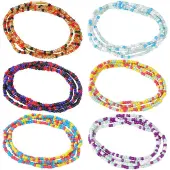 6Pcs 6 Colors Waist Beads