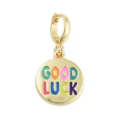 Brass Enamel Pendants