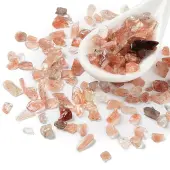 Natural Sunstone Chips Beads
