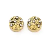 304 Stainless Steel Rhinestone Bead