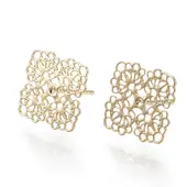 Brass Stud Earrings