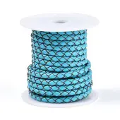 Hollow Braided Cowhide Leather Cord