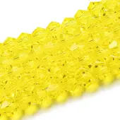Transparent Glass Beads Strands