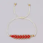 Bohemian Style Handmade Rainbow Arrow Bracelet for Women