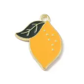 Golden Plated Alloy Enamel Pendants
