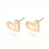 Brass Stud Earrings