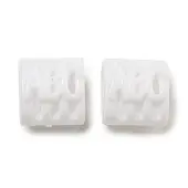 Opaque Acrylic Slide Charms