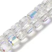 Electroplate Glass Beads Strands