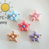 Tartan Pattern Opaque Resin Cabochons