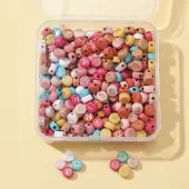 50G 2 Colors Opaque Mixed Color Acrylic Beads