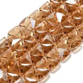 Electroplate Glass Beads Strands