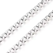 Tarnish Resistant 304 Stainless Steel Cuban Link Chains