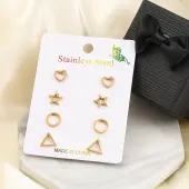 304 Stainless Steel Stud Earring Kits