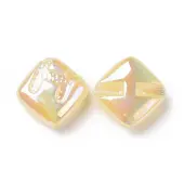 Rainbow Iridescent Plating Acrylic Beads