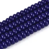 Opaque Spray Painted Glass Beads