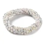 Crochet Glass Beads Braided Stretch Bracelet