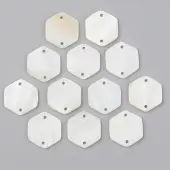 Natural Freshwater Shell Links connectors