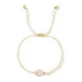 Elegant Golden Edge Glass Link Bracelets for Girlfriend and Family
