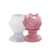 DIY Lotus Candlesticks Silicone Molds