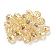 Transparent Electroplate Glass Beads