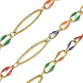 304 Stainless Steel Enamel Link Chains