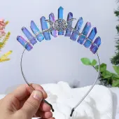Raw Natural Quartz Hair Bands