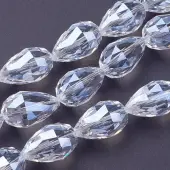 Transparent Glass Bead Strands