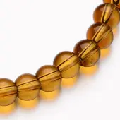 Glass Round Bead Strands