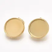 201 Stainless Steel Clip-on Earring Findings