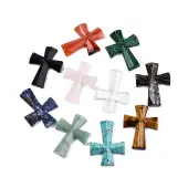 Natural & Synthetic Mixed Stone Pendants