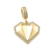 Brass Micro Pave Cubic Zirconia Pendants