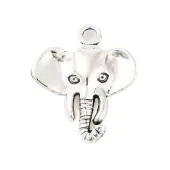 Tibetan Style Alloy Elephant Pendants