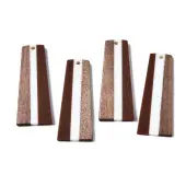 Resin & Walnut Wood Pendants