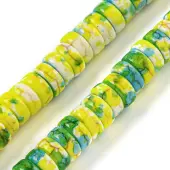 Baking Paint Synthetic Turquoise Beads Strands