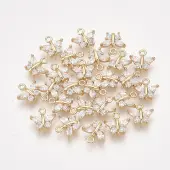 Brass Cubic Zirconia Charms