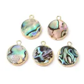 Natural Paua Shell Pendants
