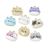 Painted Alloy Pendants
