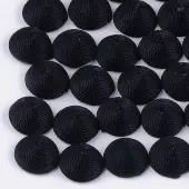 Polyester Thread Fabric Cabochons