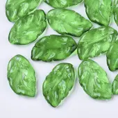 Transparent Spray Painted Glass Pendants
