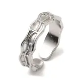 Non-Tarnish 304 Stainless Steel Open Cuff Rings