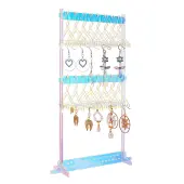 1 Set 3-Tier Coat Hanger Acrylic Earring Display Holder