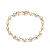 Ion Plating(IP) 304 Stainless Steel Link Bracelets