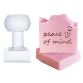 Clear Acrylic Soap Stamps