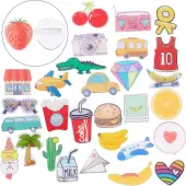 Acrylic Safety Brooches