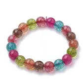 Synthetic Quartz Stretch Bracelets