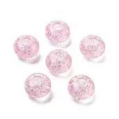 Transparent Acrylic European Beads