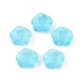 Baking Paint Transparent Glass Beads